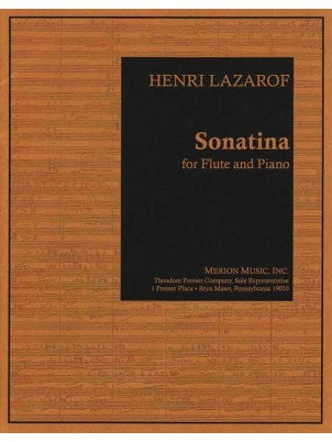 Lazarof, H :: Sonatina