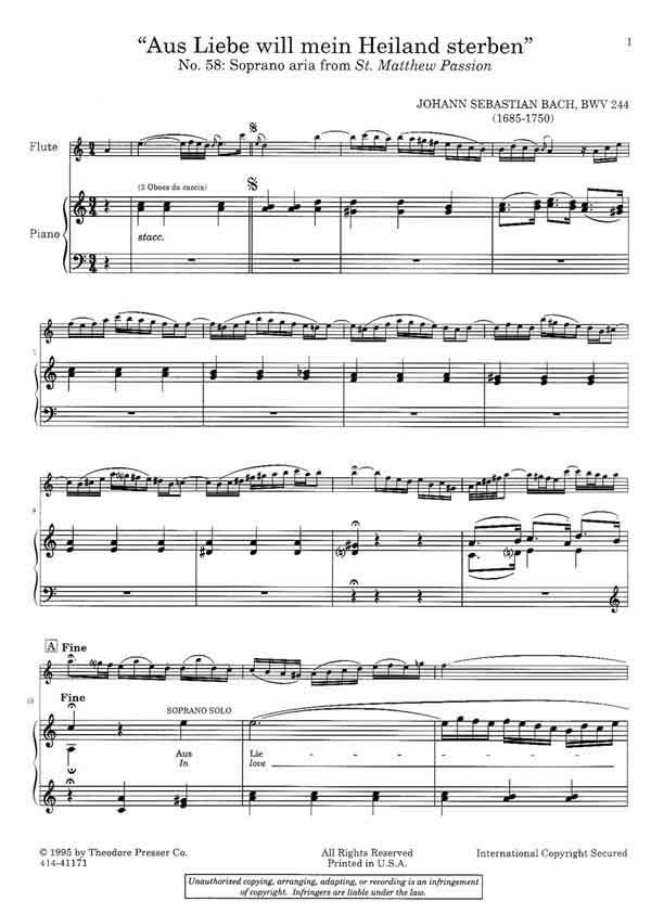 Various :: Orchestral Excerpts for Flute