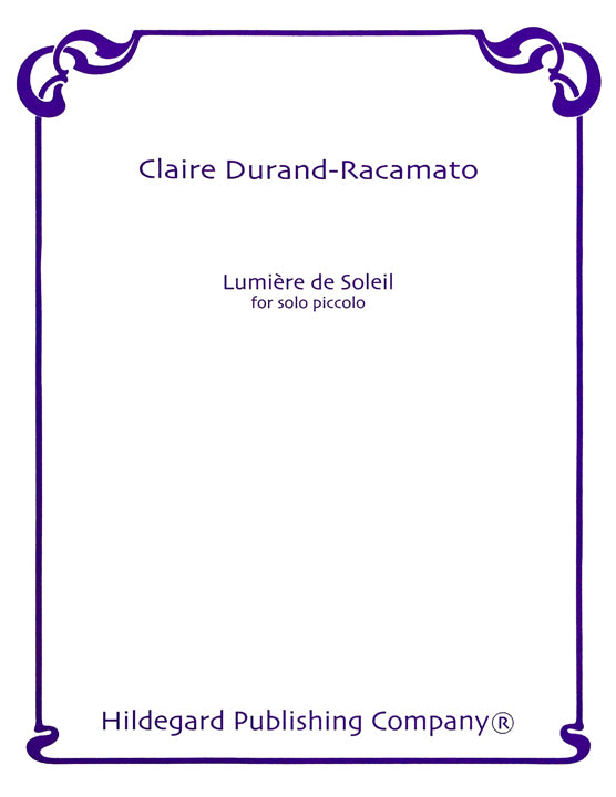 Durand-Racamato, C :: Lumiere de Soleil
