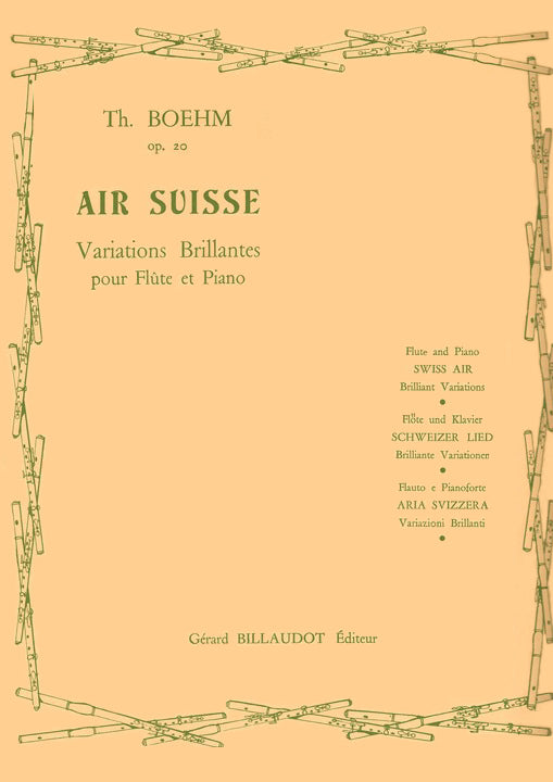 Boehm, T :: Air Suisse op. 20 [Swiss Air op. 20]