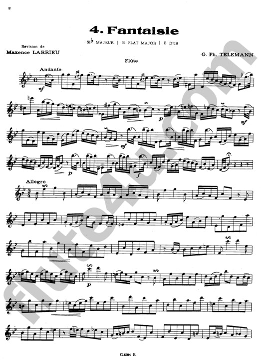 Telemann, GP :: 12 Fantaisies
