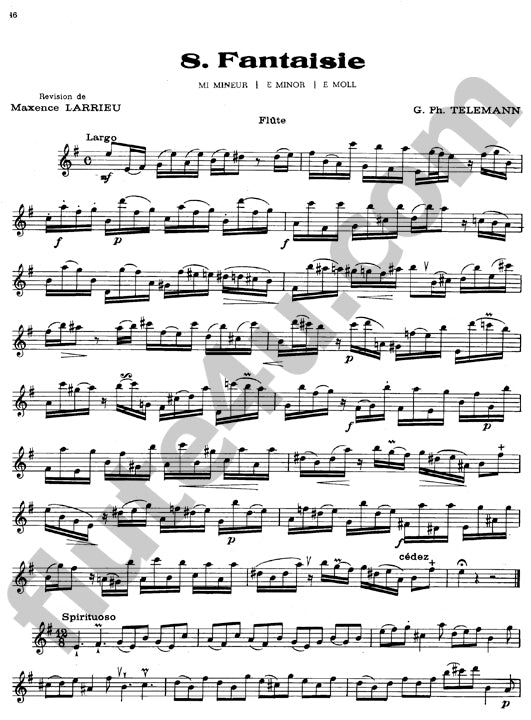 Telemann, GP :: 12 Fantaisies