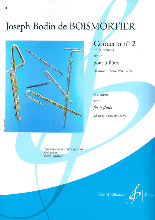 Boismortier, JB :: Concerto No. 2 en la mineur [Concerto No. 2 in A minor]
