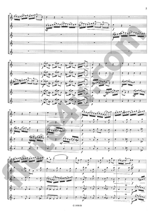 Boismortier, JB :: Concerto No. 2 en la mineur [Concerto No. 2 in A minor]