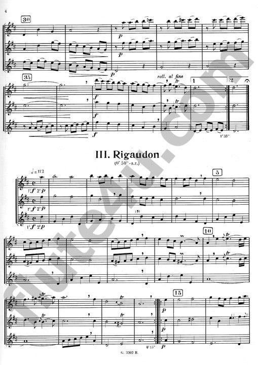 Quantz, JJ :: Sonate En Re Majeur [Sonata in D Major]