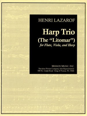 Lazarof, H :: Harp Trio (The 'Litomar')