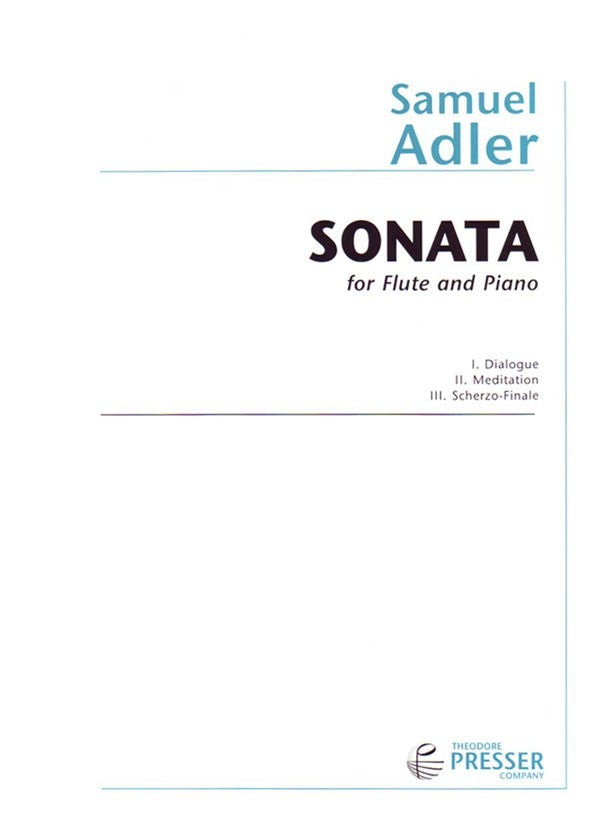 Adler, S :: Sonata