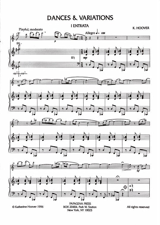 Hoover, K :: Dances & Variations