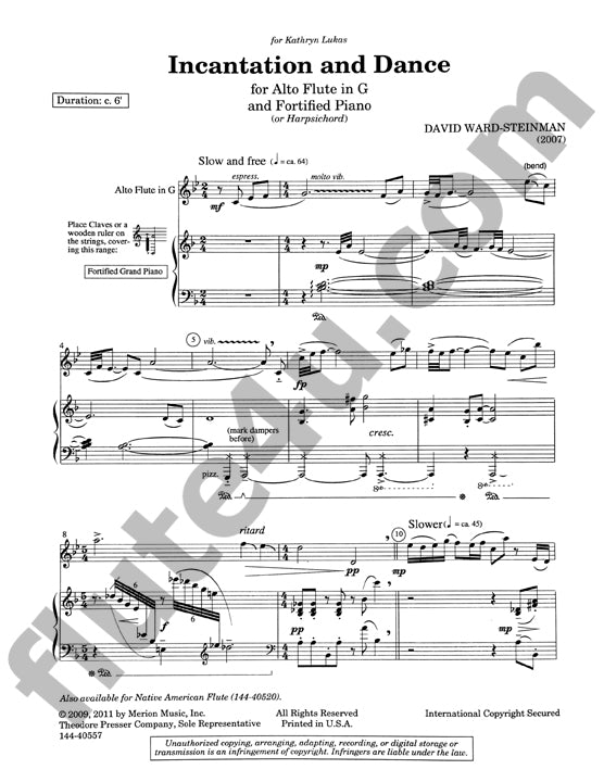 Ward-Steinman, D :: Incantation and Dance
