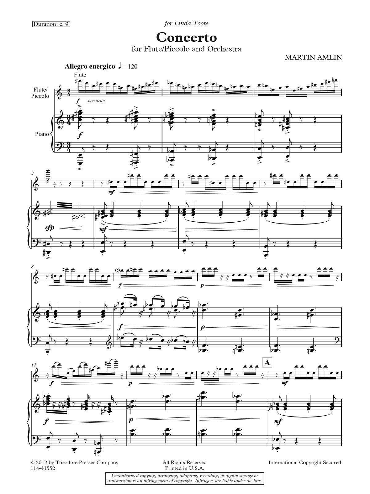 Amlin, M :: Concerto