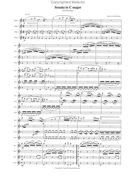 Mozart, WA :: Sonata in C Major: First Movement