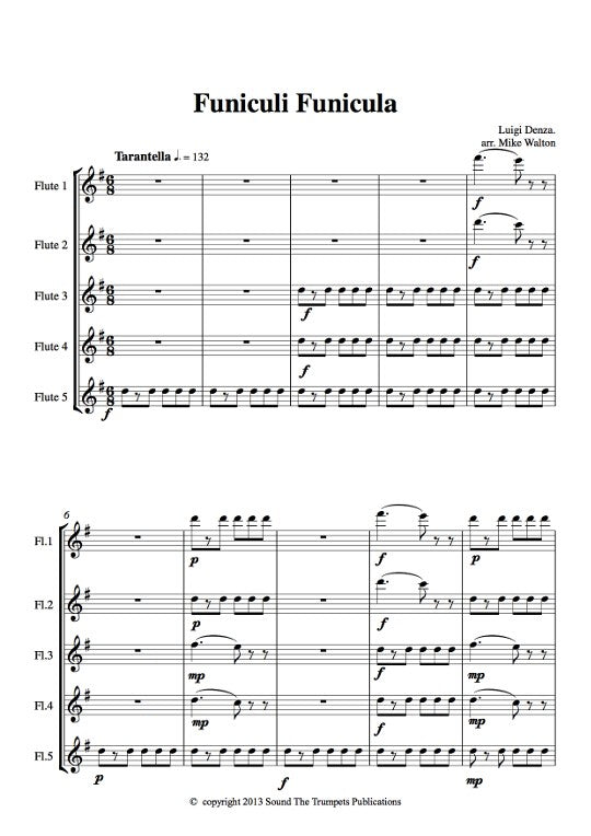 Denza, L :: Funiculi Funicula