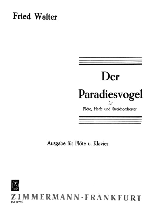 Walter, F :: Der Paradiesvogel [The Bird of Paradise]