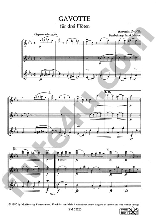 Dvorak, A :: Gavotte