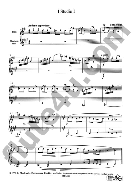 Walter, F :: Pifferari: Sechs Stucke [Six Pieces]