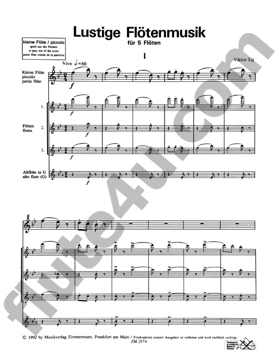 Ujj, V :: Lutige Flotenmusik [Happy Flute Music]
