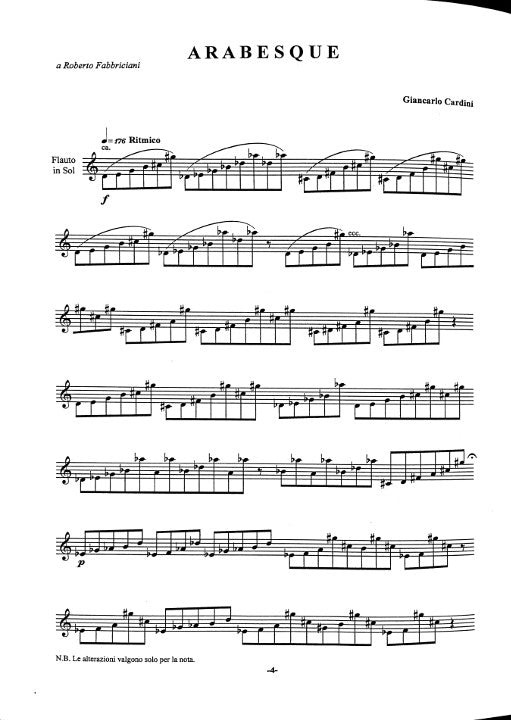 Cardini, G :: Arabesque
