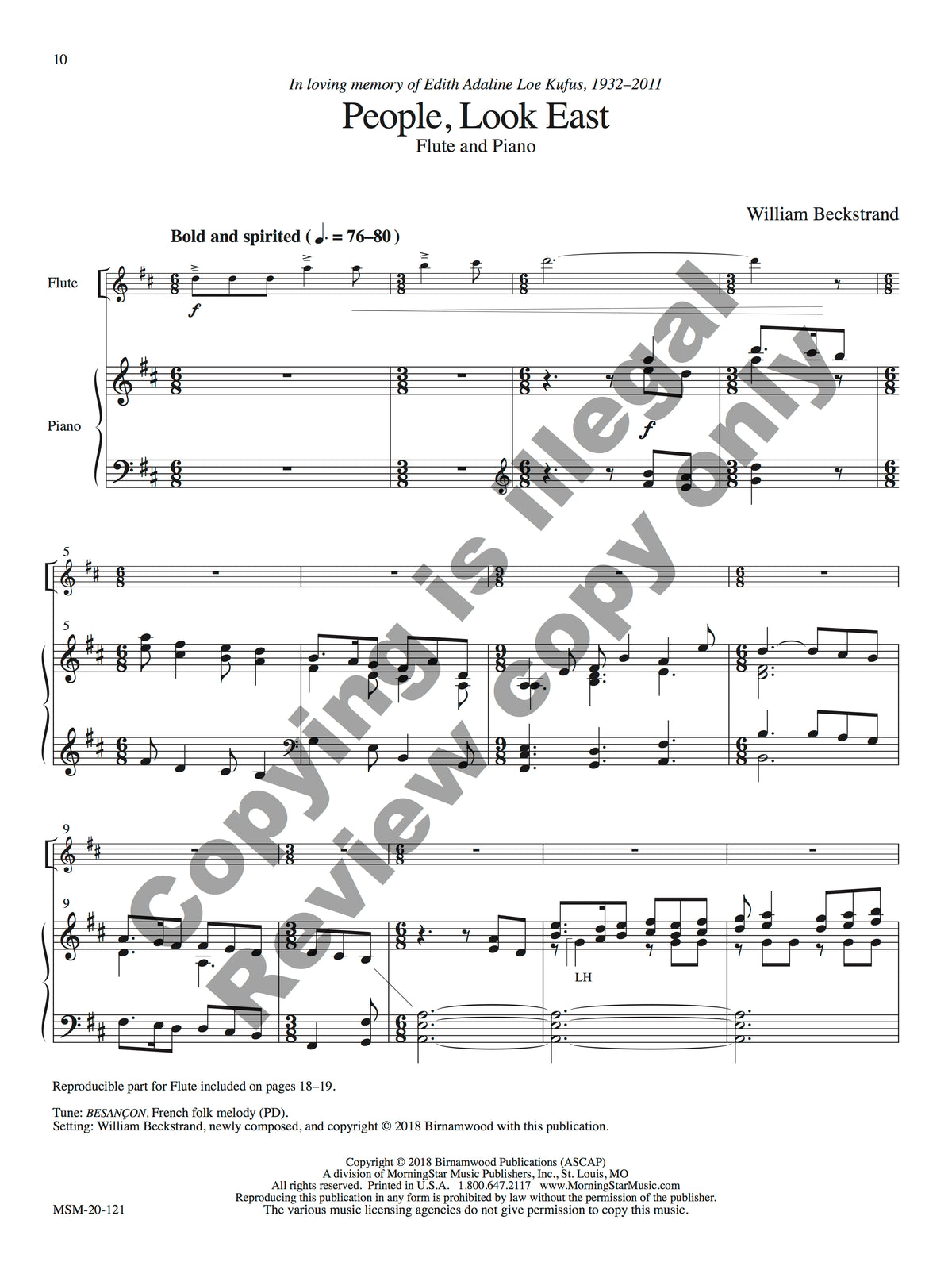 Beckstrand, W :: Three Nativity Carols