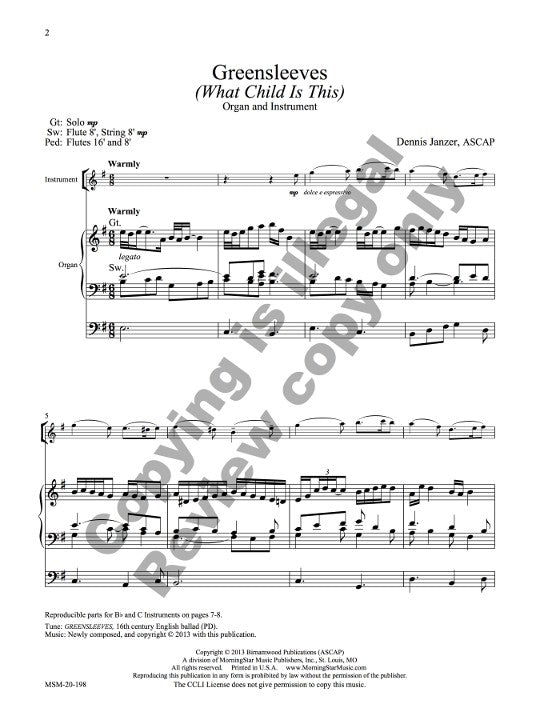 Traditional :: Greensleeves (What Child is This)