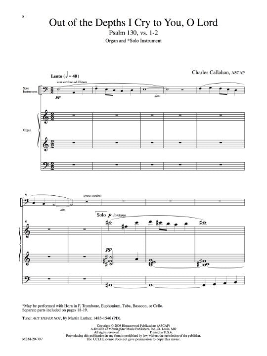 Callahan, C :: Two Psalm-Preludes