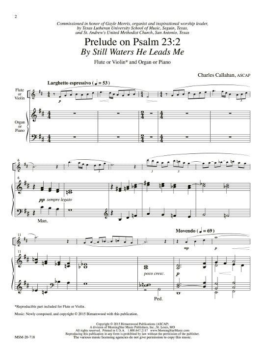 Callahan, C :: Four Psalm Preludes