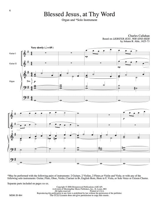 Callahan, C :: Four Chorale Meditations