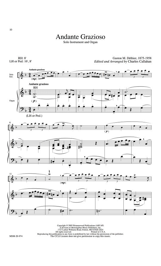 Various :: Music for Organ & Solo Instrument