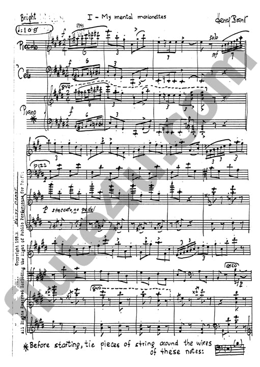 Brant, H :: Music for an Imaginary Ballet