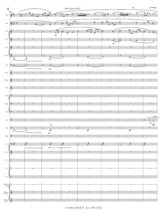 Young, CR :: Concerto for Flute