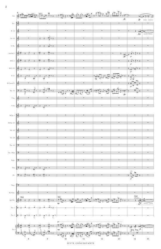Zaninelli, L :: Suite Concertante