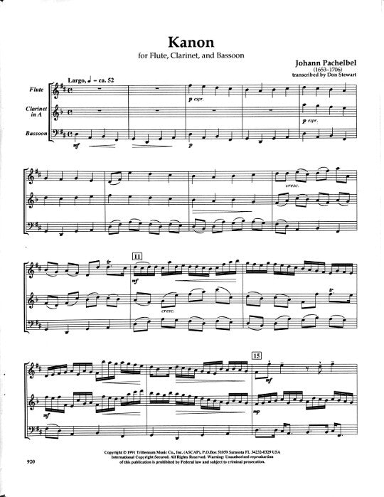 Pachelbel, J :: Kanon [Canon]