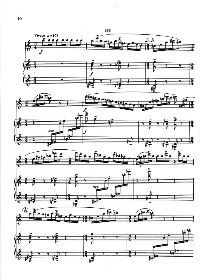 Hailstork, A :: Sonatina
