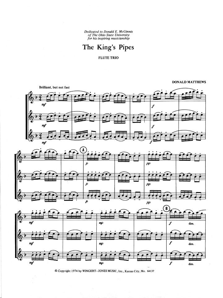 Matthews, D :: The King's Pipes