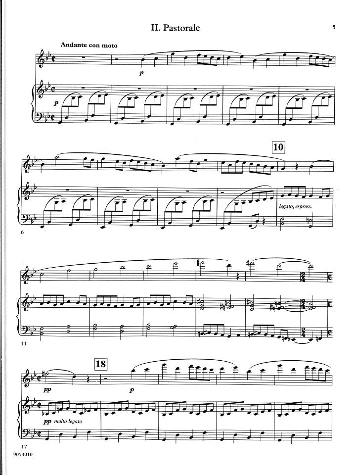 Hartley, W :: Suite for Flute and Piano