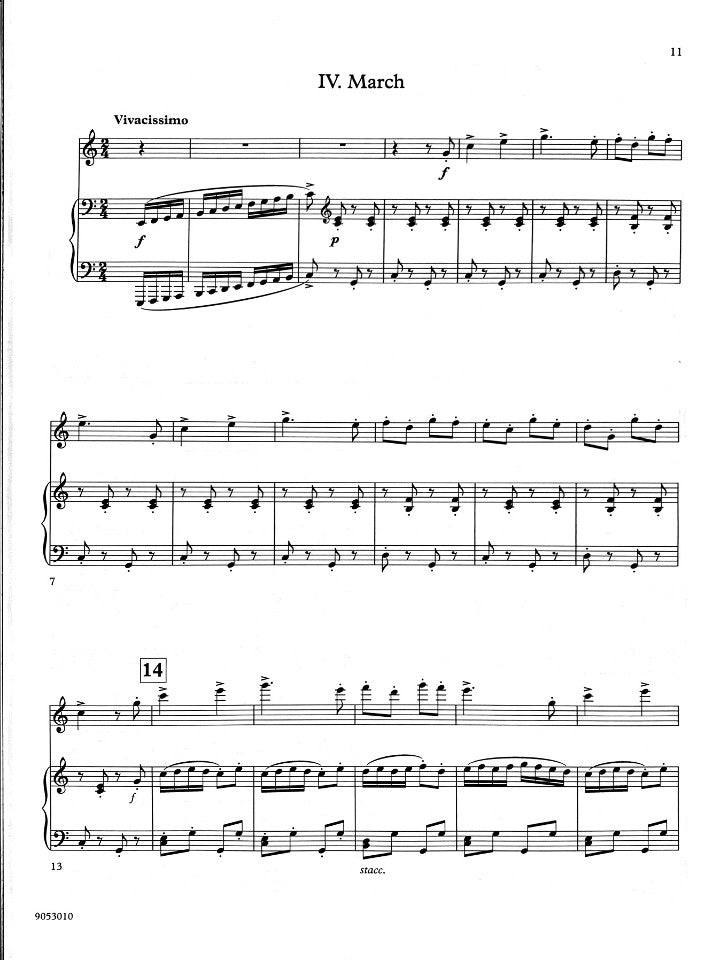 Hartley, W :: Suite for Flute and Piano