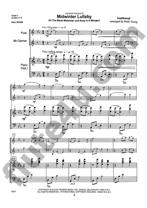 Traditional :: Six Sacred Christmas Duets