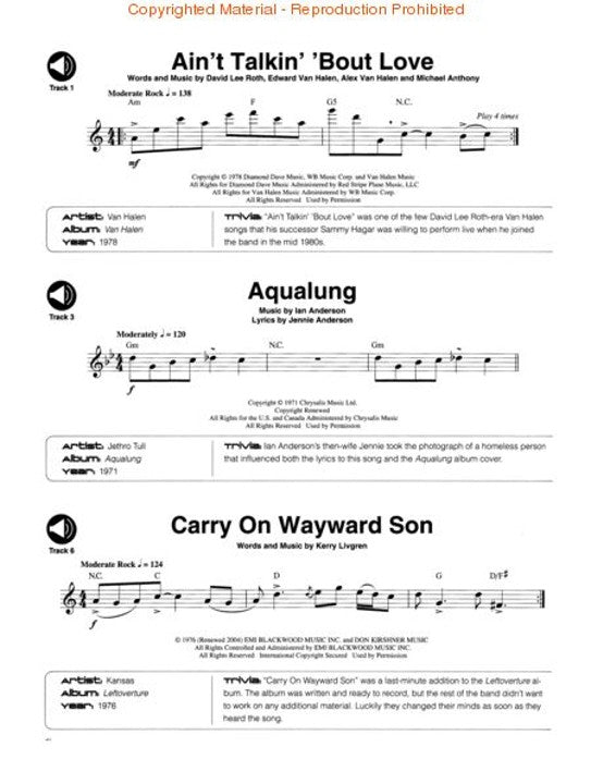 Various :: Rock Riffs for Flute