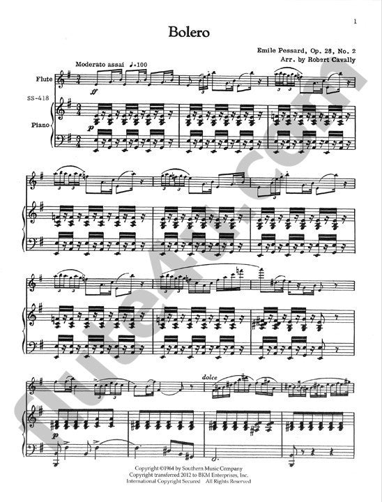 Pessard, E :: Bolero op. 28 No. 2