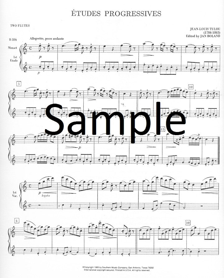 Tulou, J-L :: 9 Progressive Etudes