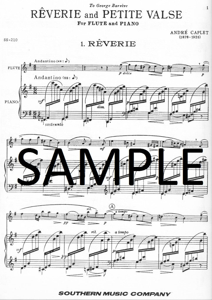 Caplet, A :: Reverie and Petite Valse