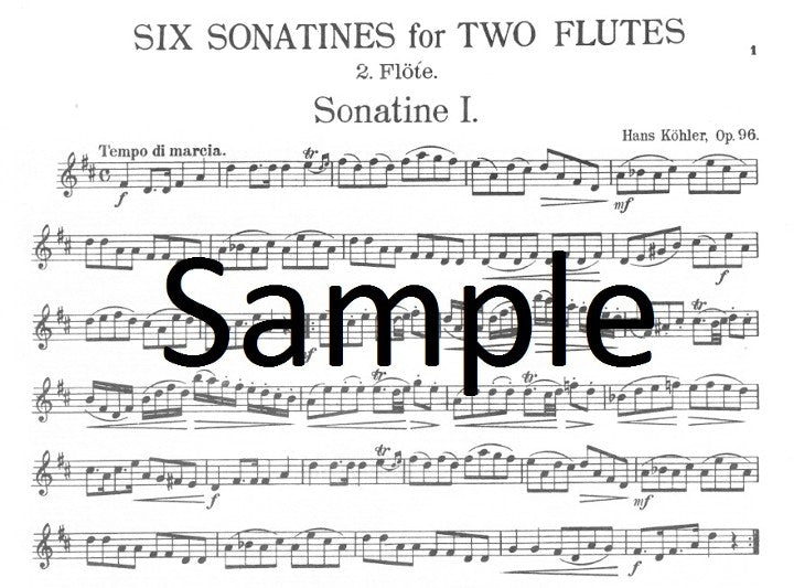 Kohler, H; Drouet, L :: Six Sonatinas and Three Duos Concertants