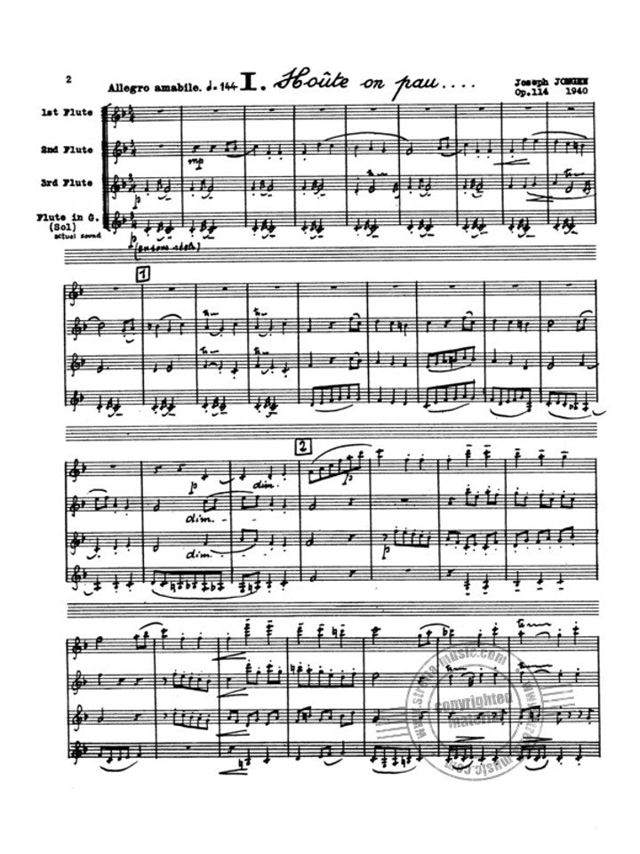 Jongen, J :: Two Paraphrases on Walloon Christmas Carols