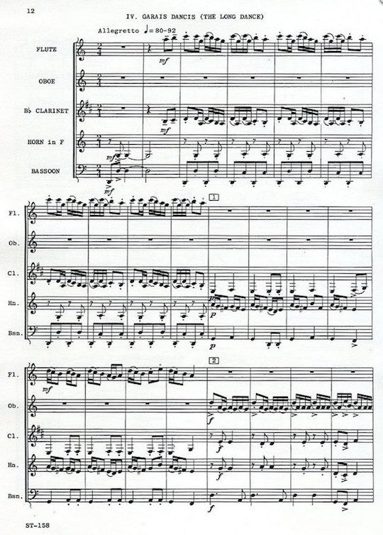 Jansons, A :: Suite of Old Lettish Dances