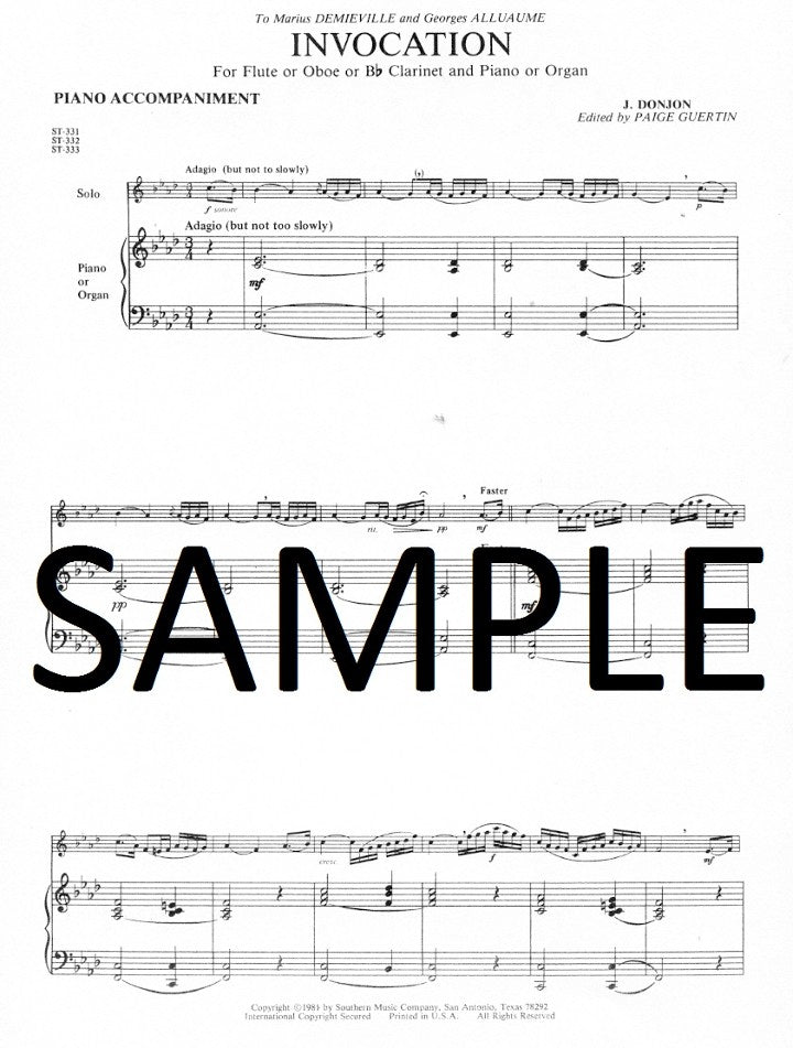 Donjon, J :: Invocation