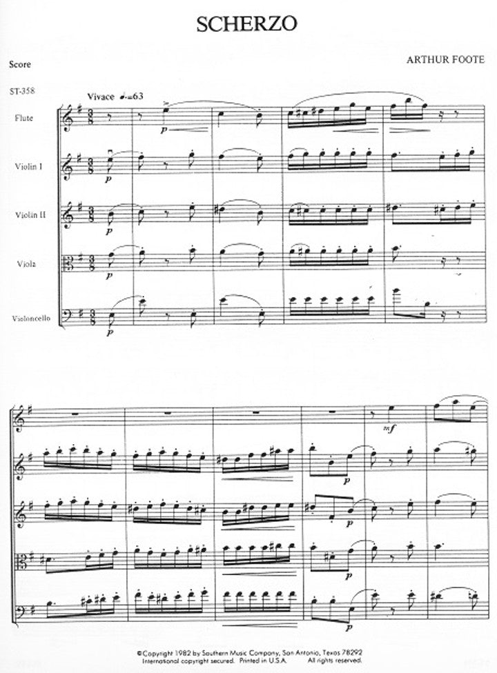 Foote, A :: Scherzo