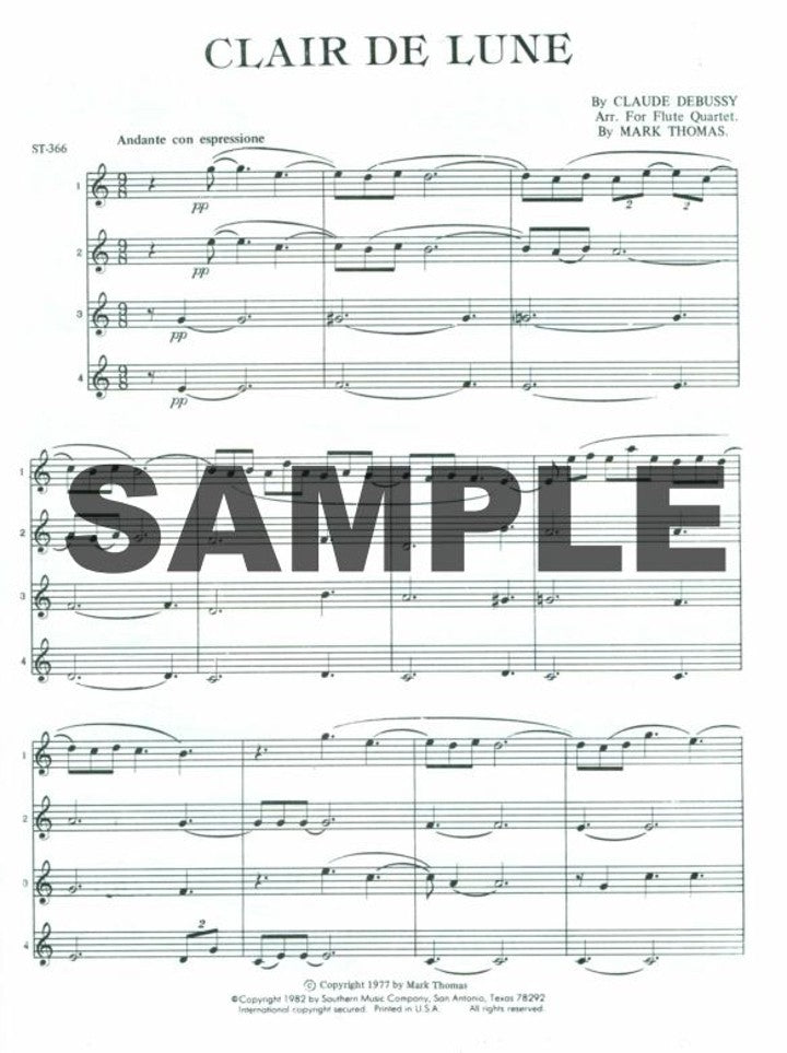 Debussy, C :: Clair de Lune