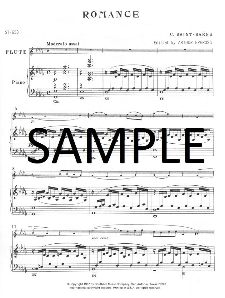 Saint-Saens, C :: Romance