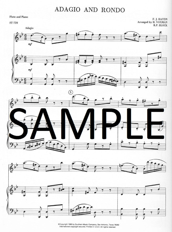 Haydn, J :: Adagio and Rondo