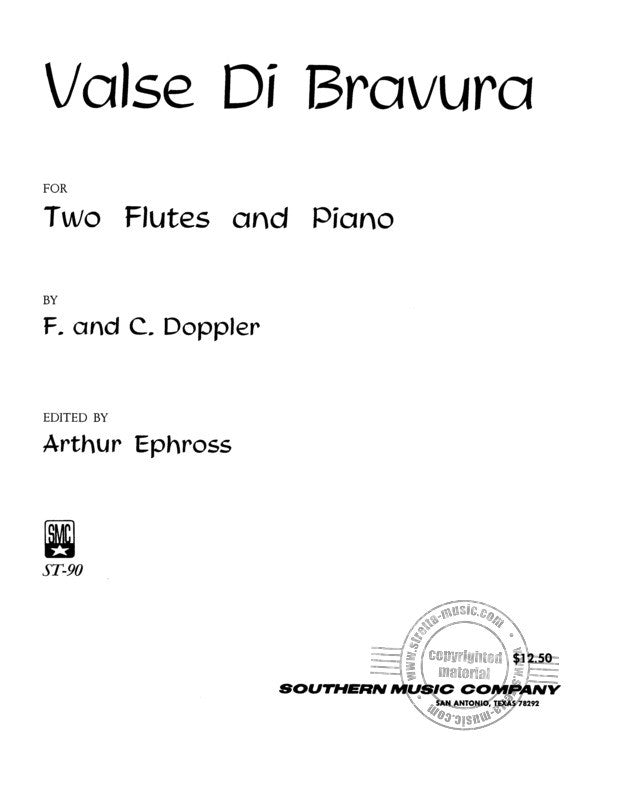 Doppler, F; Doppler, C :: Valse Di Bravura
