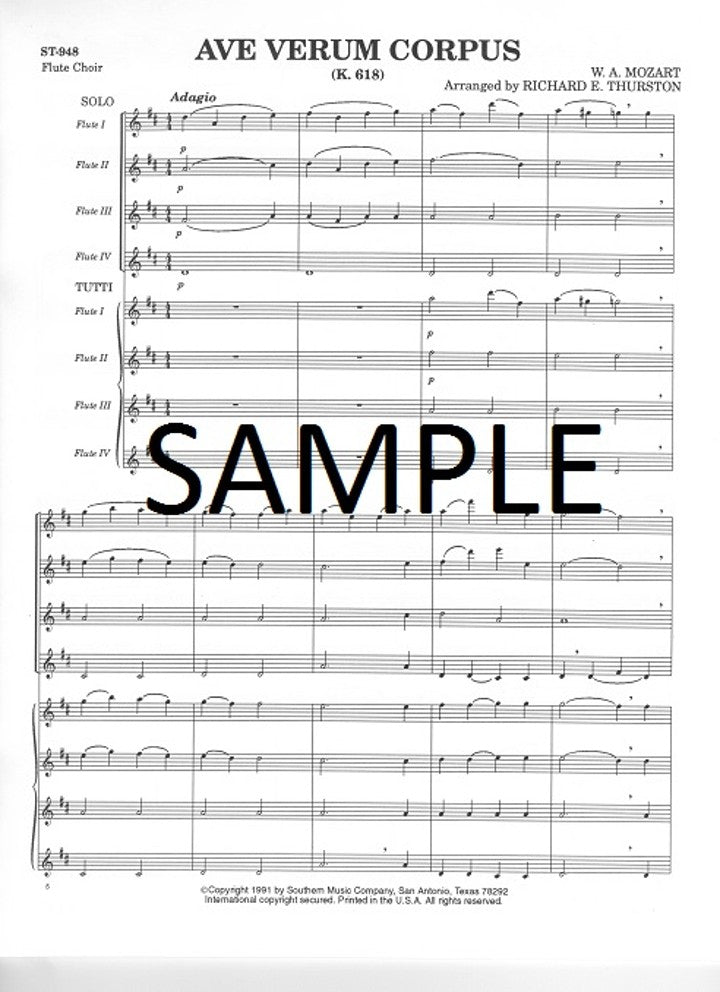 Mozart, WA :: Ave Verum Corpus (K. 618)